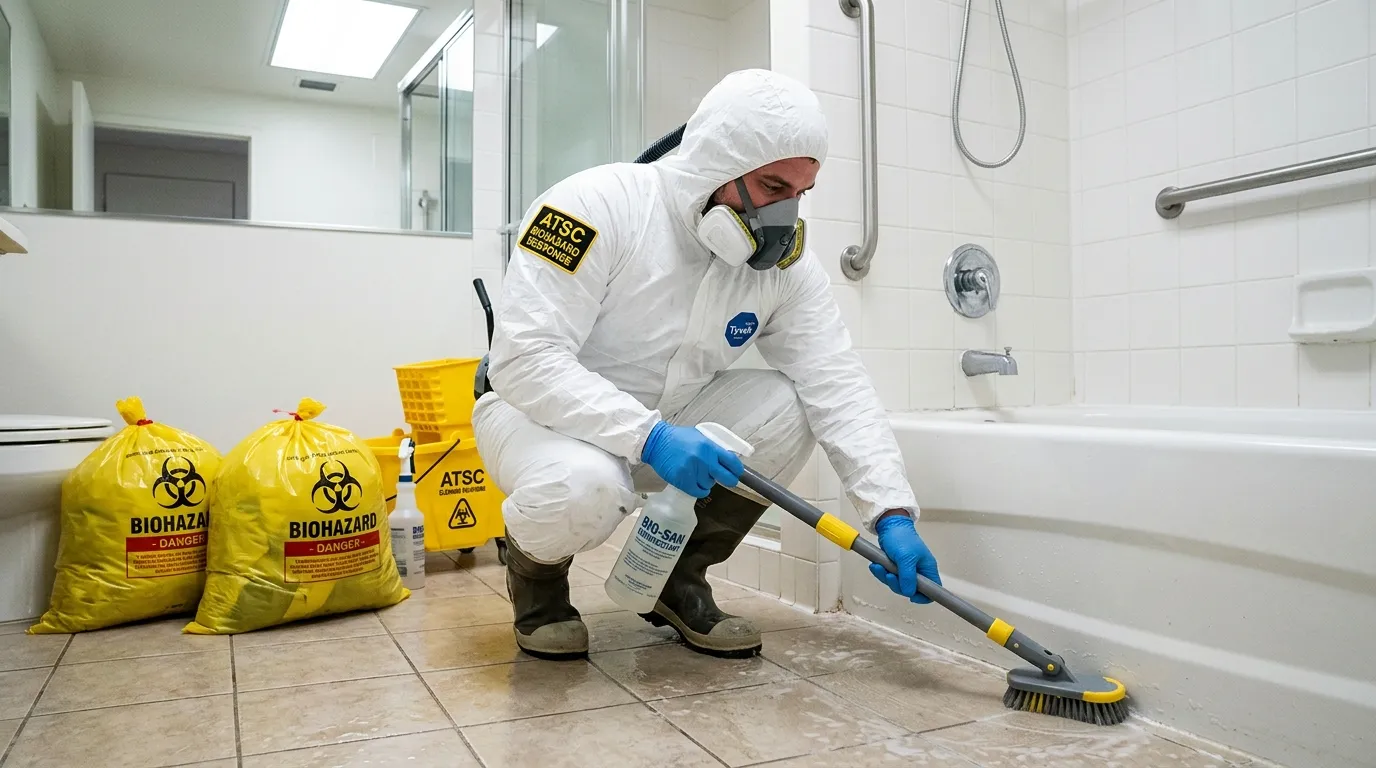 Decontamination equipment deployed for Blood Cleanup in Union